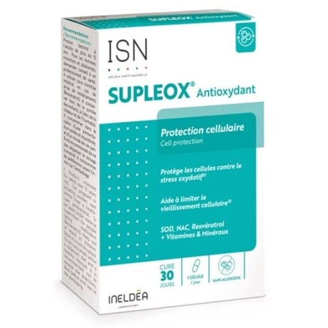 Supleox Antioxidant Cellular Protection 30 Capsules Ineldea