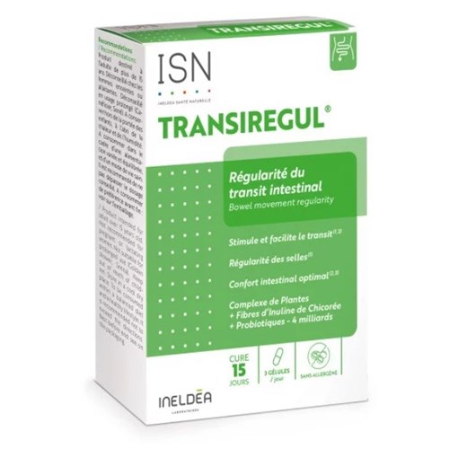 Transiregul 45 Capsules Regularity Of Intestinal Transit Ineldea