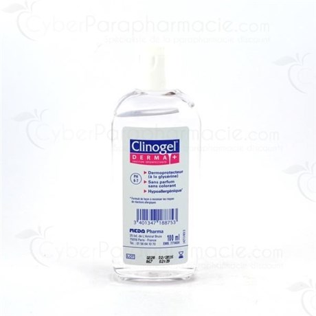 CLINOGEL DERMA +, alcoholic disinfectant hand lotion. - Fl 100 ml
