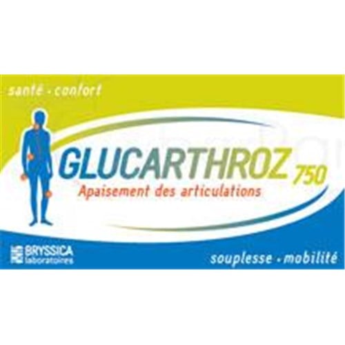 GLUCARTHROZ 750, Comprimé, complément alimentaire apaisant à visée articulaire. - bt 30