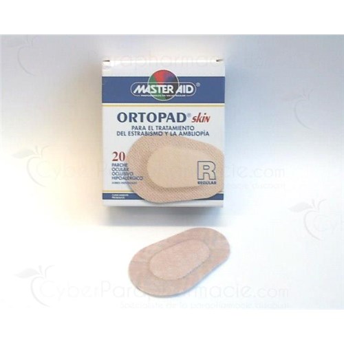 ORTOPAD REGULAR SKIN, orthoptic dressing, adhesive and occlusive. - Bt 20