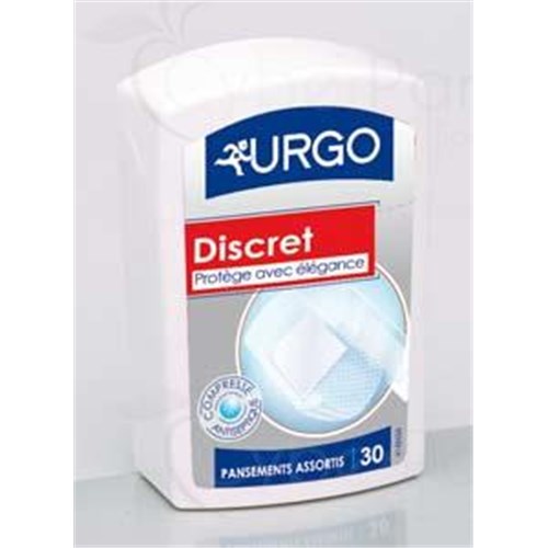 Urgo DISCREET, transparent adhesive dressing antiseptic, precut. (Ref. 7872) - bt 30