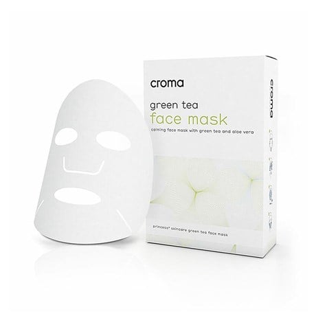 MASK green tea and Aloe vera masks 8x Croma