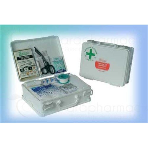 ASEP SPORTS CLUBS, First aid kit for sports clubs, rigid plastic, full - unit