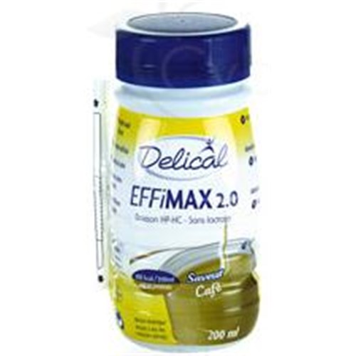 DELICAL EFFIMAX 2.0 Dietary food for special medical purposes, coffee. - 4 x 200 ml