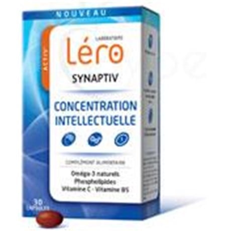 Lero SYNAPTIV ACTIV &#39;Capsule dietary supplement stimulating cognitive functions. - Bt 30