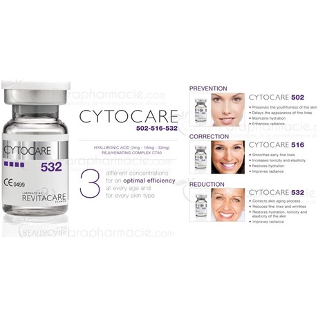 CYTOCARE 532 Acide hyaluronique (10x5ml) 5 BOXES