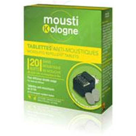 MOUSTIKOLOGNE DIFFUSER DUAL-USE REFILL, Tablet recharge for electric diffuser Mosquito dual use. - Bt 20
