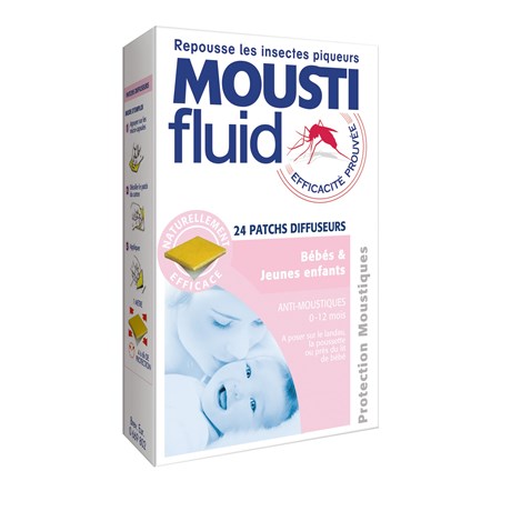Moustifluid PATCH DIFFUSER, self-adhesive Mosquito Patch diffuser. - Bt 24