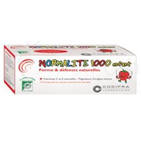 NORMALITE 1000 CHILD Chewable tablet, tonic food supplement. - Bt 14