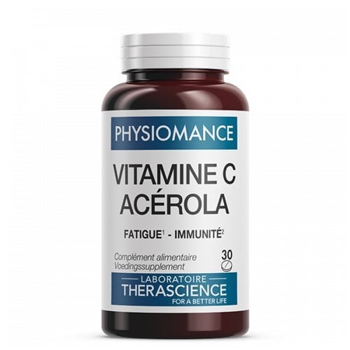 PHYSIOMANCE VITAMIN C ACEROLA 30 chewable tablets THERASCIENCE