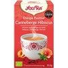 YOGI TEA, Cranberry Hibiscus, box of 17 sachet