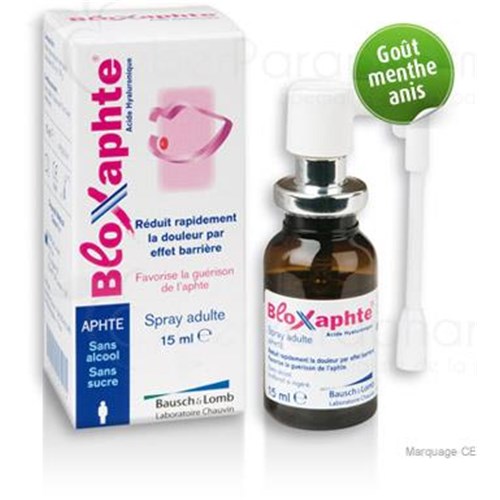 BLOXAPHTE SPRAY ADULT oral spray to hyaluronic acid. - 15 ml spray