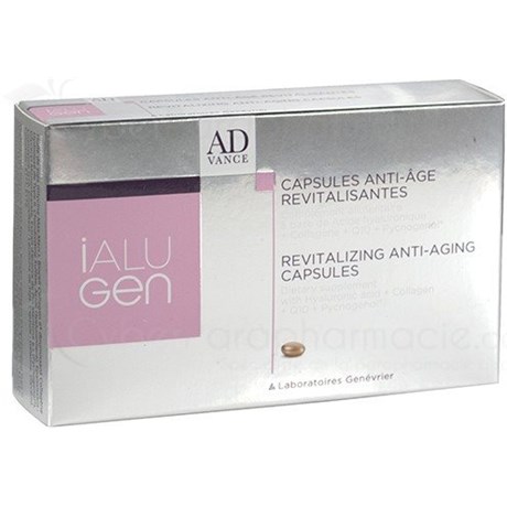 IALUGEN ADVANCE revitalizing anti-aging capsules box 30
