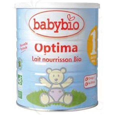 BABYBIO 1 OPTIMA, Lait pour nourrisson 1er âge. - bt 900 g