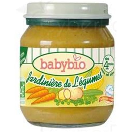 BABYBIO PETITS POTS LÉGUMES, Petit pot jardinière de légumes. - pot 130 g