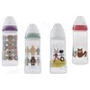 BÉBISOL ANTIFUITE BIBERON, Biberon à vis complet, col large, décoré, tétine silicone, 360 ml - unité