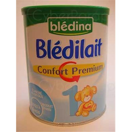 BLÉDILAIT CONFORT PREMIUM 1, Lait pour nourrisson 1er âge, épaissi, élaboré au bifidus. - bt 900 g