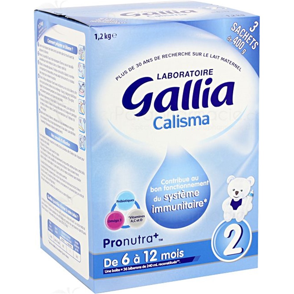 Gallia Calisma Relais 2 Lait 2ème âge