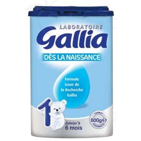 GALLIA 1, Lait pour nourrisson 1er âge. - bt 400 g