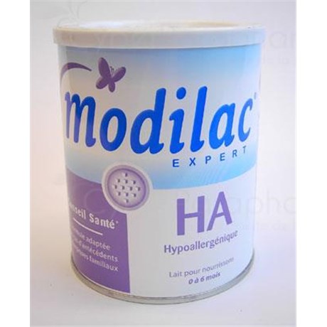 MODILAC EXPERT HA, Aliment lacté diététique hypoallergénique pour nourrisson. - bt 900 g