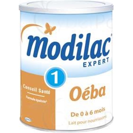 MODILAC EXPERT OÉBA 1, Lait pour nourrisson 1er âge, formule épaissie. - boîte 900 g