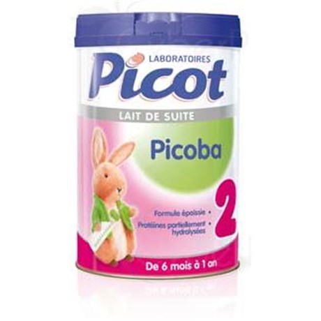 PICOBA 2, Lait de suite pour nourrisson 2ème âge, formule épaissie. - bt 900 g