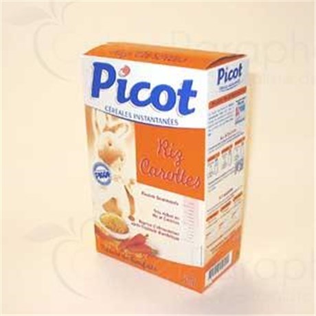 PICOT MES 1ERES CEREALES CAROTTE POTIRON Céréale instantanée pour nourrisson 2ème âge