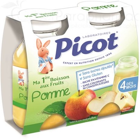 PICOT Ma 1ère boisson aux Fruits POMME 2 x 130 ml