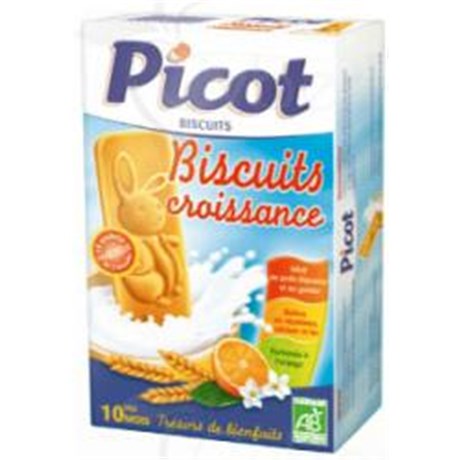 PICOT BISCUIT CROISSANCE, Biscuit pour bébé, saveur à l'orange. - bt 20
