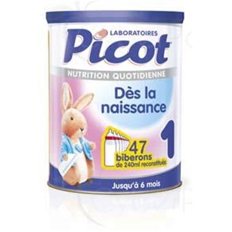 PICOT 1 NUTRITION QUOTIDIENNE, Lait pour nourrisson 1er âge. - bt 400 g