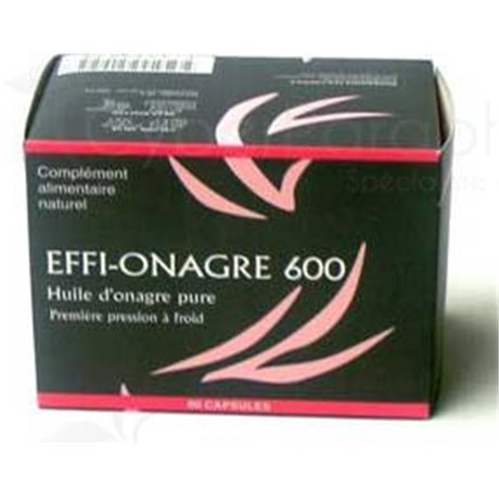 EFFI ONAGRE 600, Capsule, complément alimentaire d'huile d'onagre pure. - bt 180