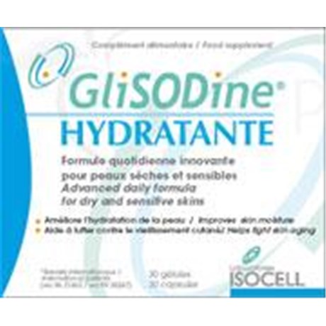 GLISODINE HYDRATANTE, Gélule, complément alimentaire hydratant à visée cutanée. - bt 60