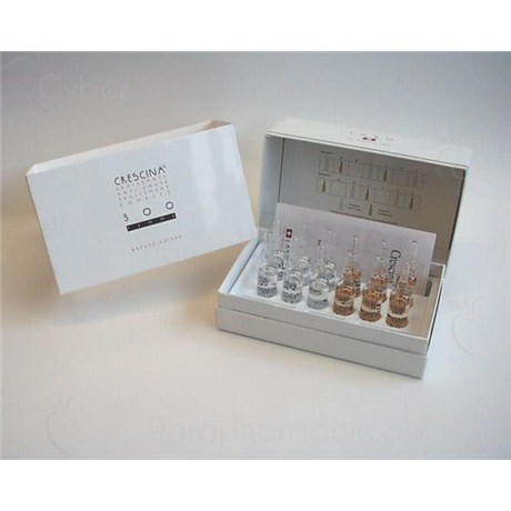 CRESCINA CROISSANCE ET ANTICHUTE 300 FEMME, Ampoule capillaire antichute et de croissance à base de Crescina. - bt 12
