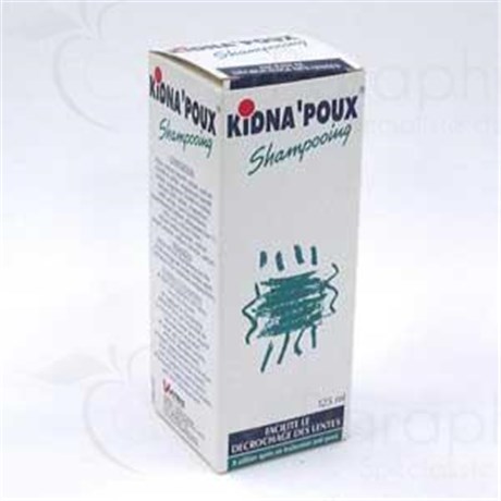 KIDNA POUX, Shampoing antilente. - fl 125 ml