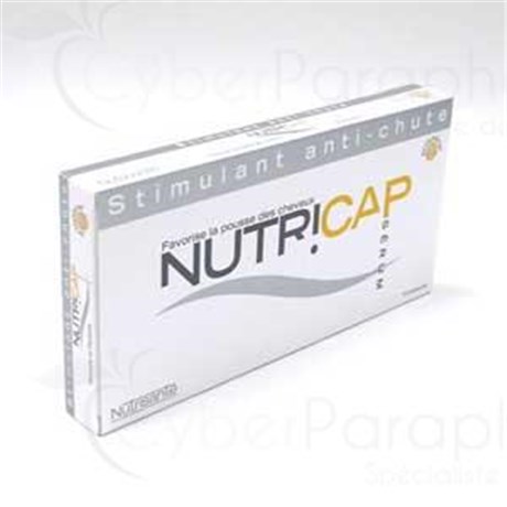 NUTRICAP STIMULANT ANTICHUTE SÉRUM, Ampoule capillaire, traitement antichute. - bt 10