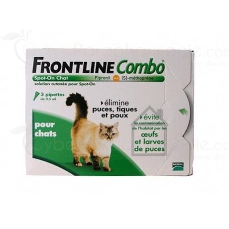 FRONTLINE COMBO CHAT SPOT-ON 3 pipettes