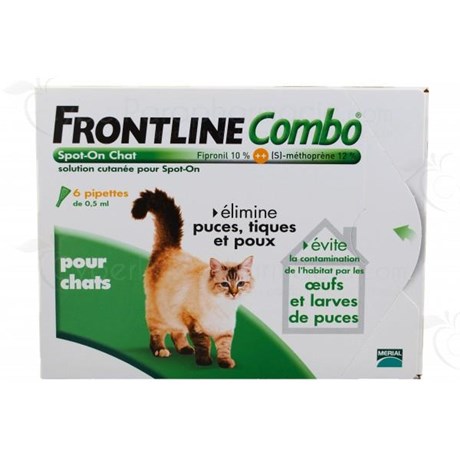 FRONTLINE COMBO CHAT SPOT-ON 6 pipettes