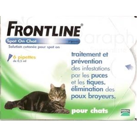 FRONTLINE SPOT-ON Chat 6 pipettes