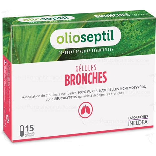OLIOSEPTIL BRONCHI Capsule aromatherapy dietary supplement. - Bt 15
