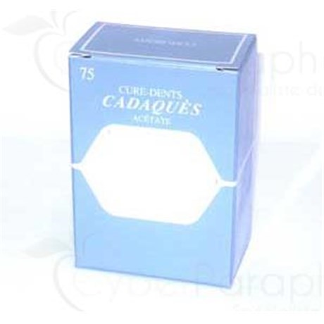 CADAQUES, Cure-dents en acétate forme plume. - bt 75