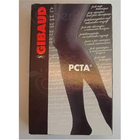 PCTA, Bas cuisse médical de contention Autofix microfibre classe 2, pied fermé. court, taille 2 - paire