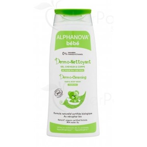 Baby Bio DERMO-CLEANSING HAIR AND BODY Shower Gel 200 ml