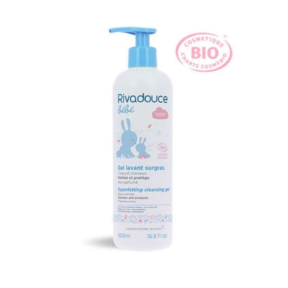 RIVADOUCE BEBE BIO Ultra Rich Cleansing Gel 500ml - Newborn Hair