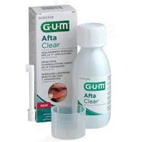 GUM AFTACLEAR BAIN DE BOUCHE Bain de bouche à l'acide hyaluronique. - fl 120 ml