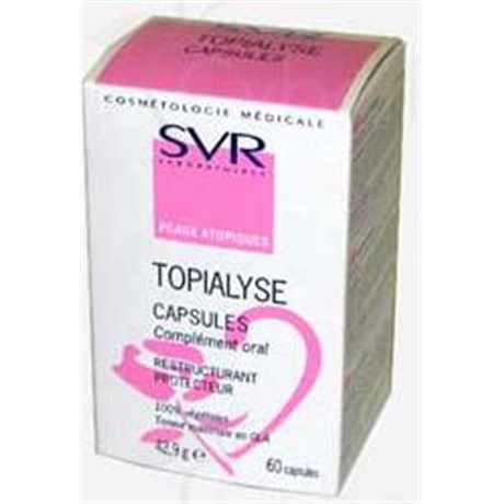 SVR TOPIALYSE CAPSULE, Capsule, complément alimentaire nutricosmétique à l'huile de bourrache. - bt 60
