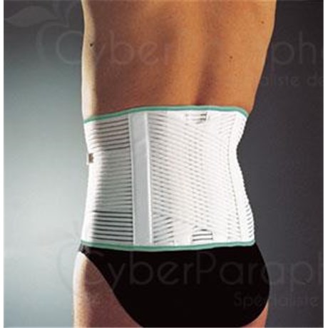 GREEN BELT ORTHO, Belt cross lumbar support. white