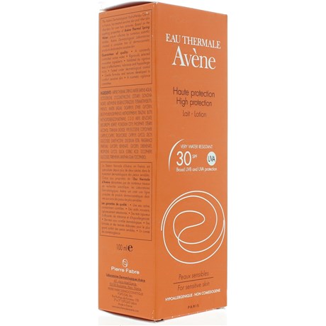 AVÈNE MILK HIGH PROTECTION SPF 30 High Protection Sun Lotion SPF 30 -. 100 ml tube