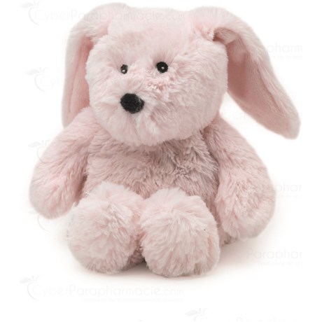 Bouillotte peluche Lapin Rose Cozy (micro-ondable)