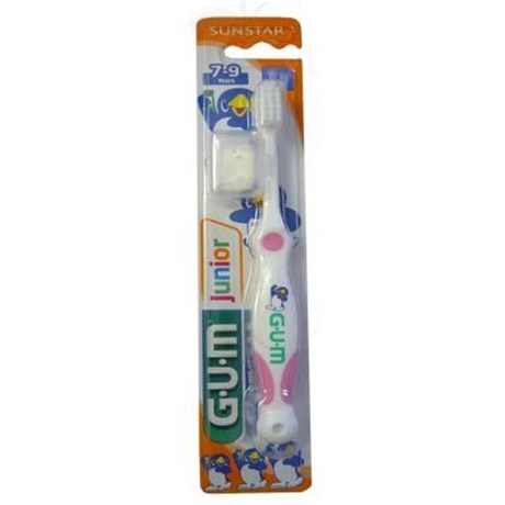 GUM JUNIOR BROSSE À DENTS, Brosse à dents à tête courte, pour enfant - unité